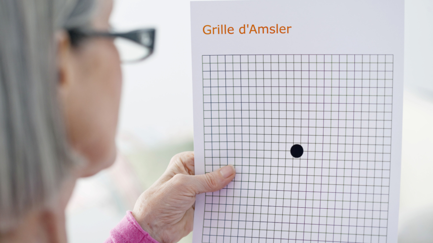 Yksi tapa testata näköä on käyttää niin kutsuttua Amslerin karttaa. Kuva: Shutterstock
